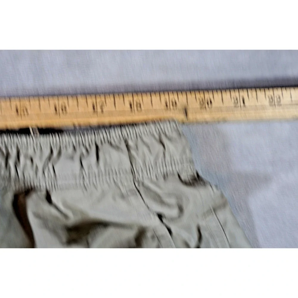 The North Face Men's Large Convertible Hiking Cargo Pants Beige Zip Off Leg